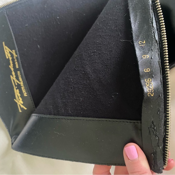 Pertti Palmroth Patent Black Leather Riding Boots Size 9 - Picture 3 of 6